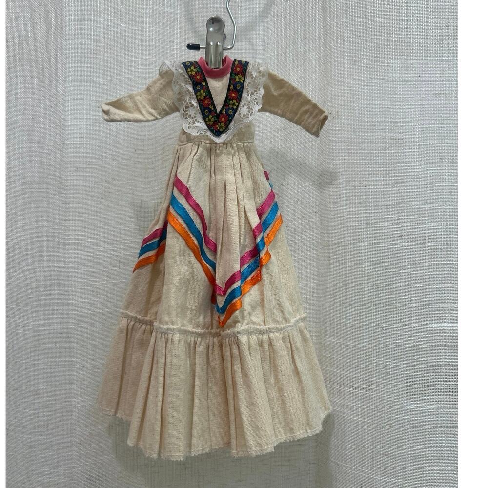 12” Doll Dress-Traditional Mexican Jalisco Folklórico Dress for Fashion Dolls